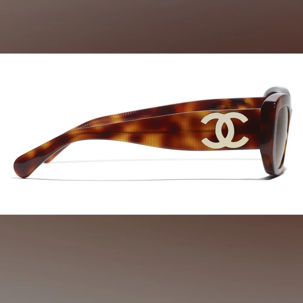 Chanel 5493-A 1295/S9 Women's Tortoise/Brown Polarized Sunglasses